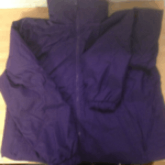 D). Waterproof fleece-lined jacket with hood